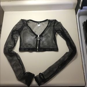 Rave fishnet top 🔮👽